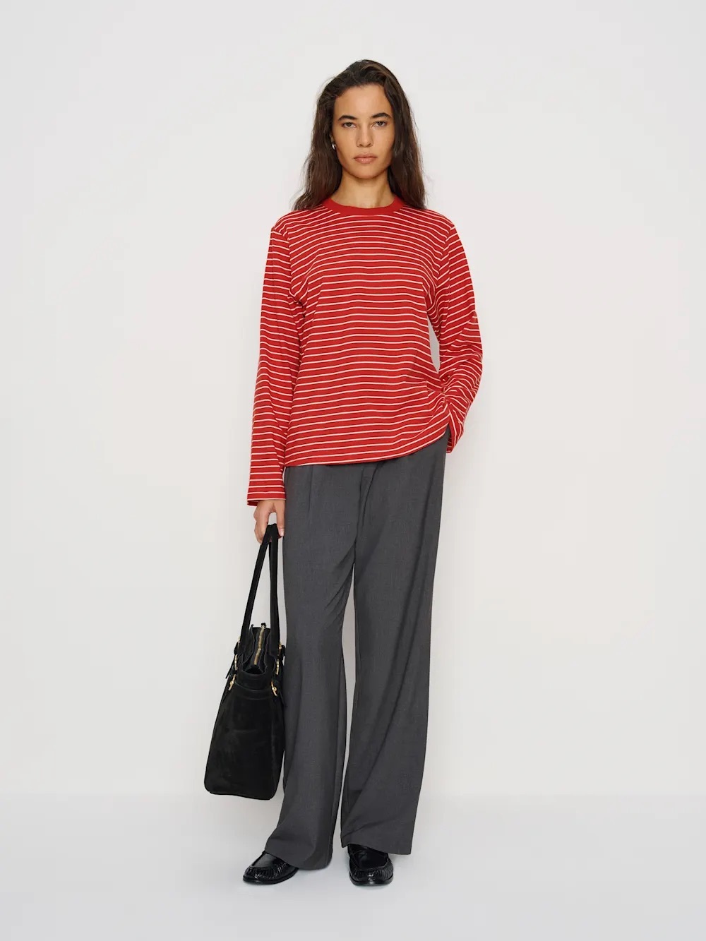 Reformation Asher Oversized Long Sleeve Tee